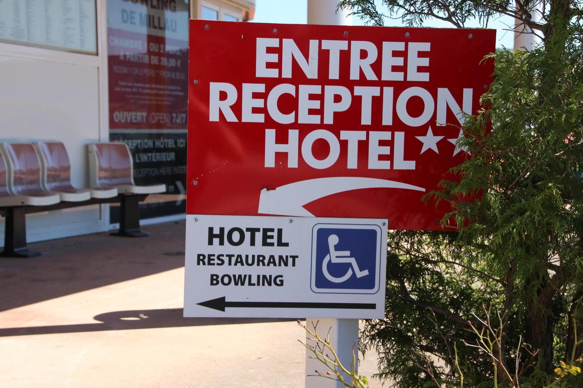 Cit'Hotel Restaurant Du Bowling De Millau Eksteriør billede